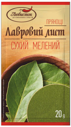 Лавровий лист мелений Любисток 20г